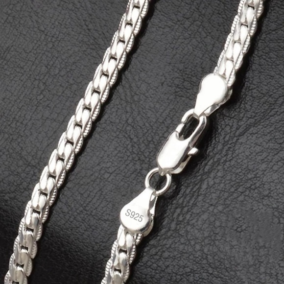 925 Sterling Silver 6mm Full Sideways Neck… - Picture 2 of 6